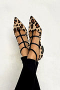 Bridget – Talons hauts ballerines à imprimé léopard