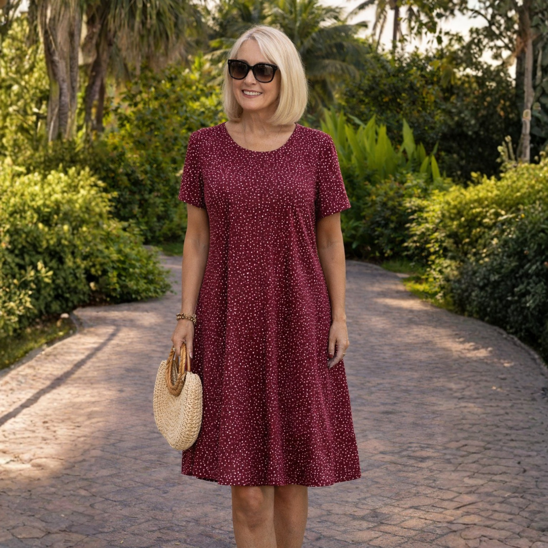 Célia – Robe fluide légère effet flatteur
