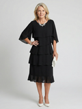 Brent - Élégante Robe Midi Volante