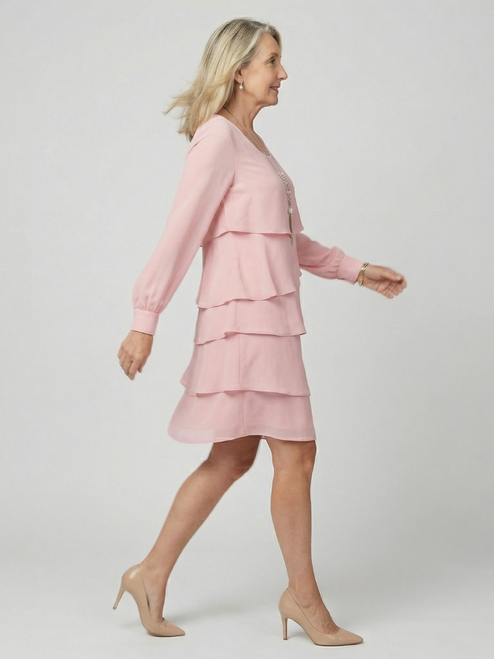 Kirax - Robe Décontractée Longue Manches