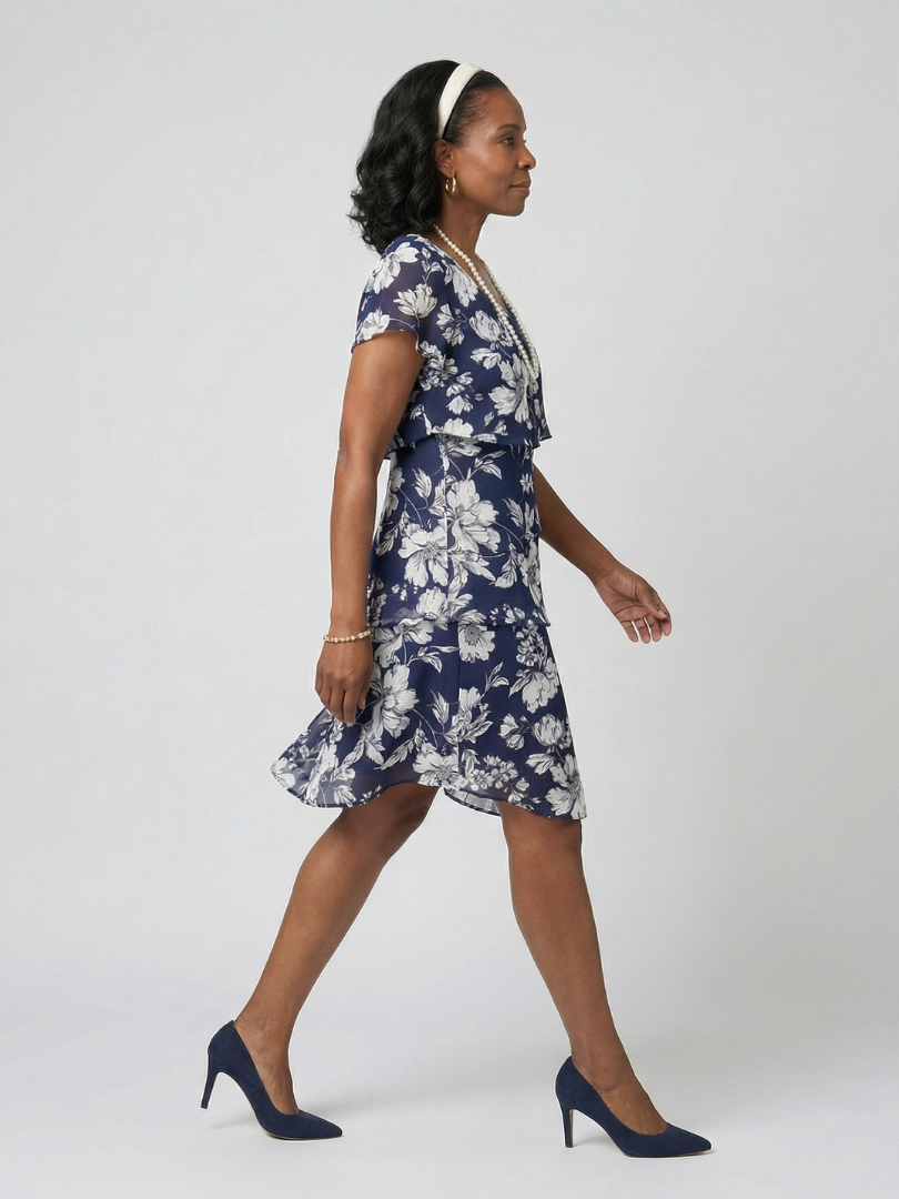 Thea - Robe Fleurie Décontractée