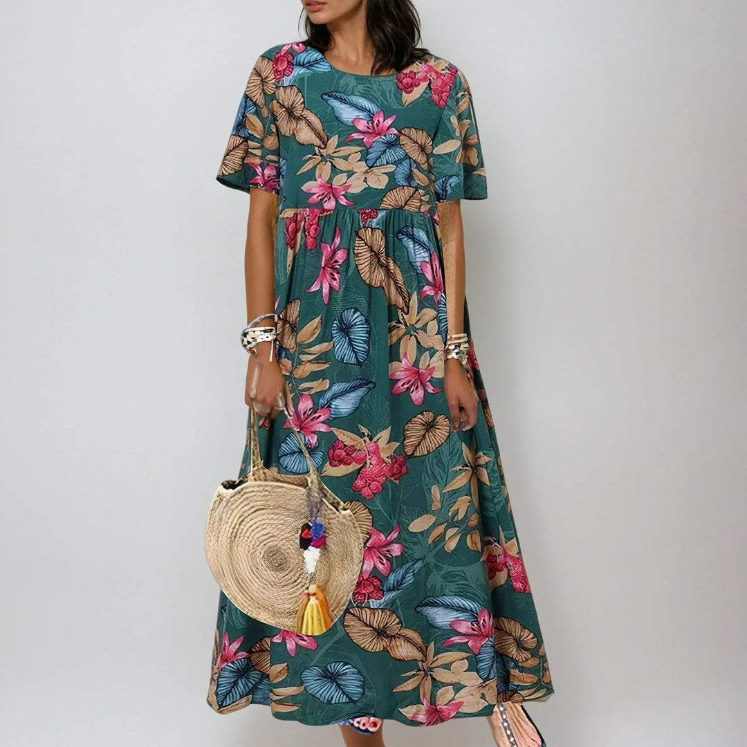 Aveline – Robe d’été fleurie