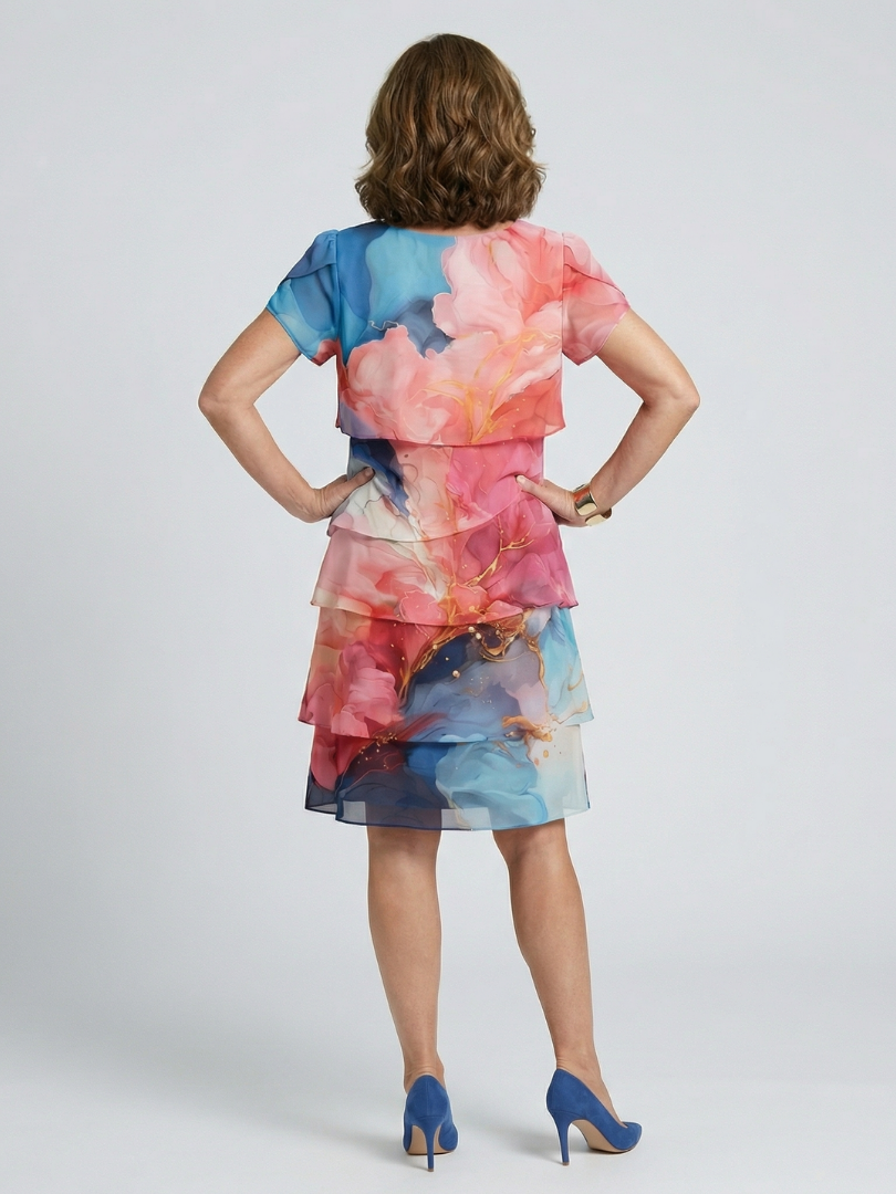 Mira - Robe Fluide À Volants