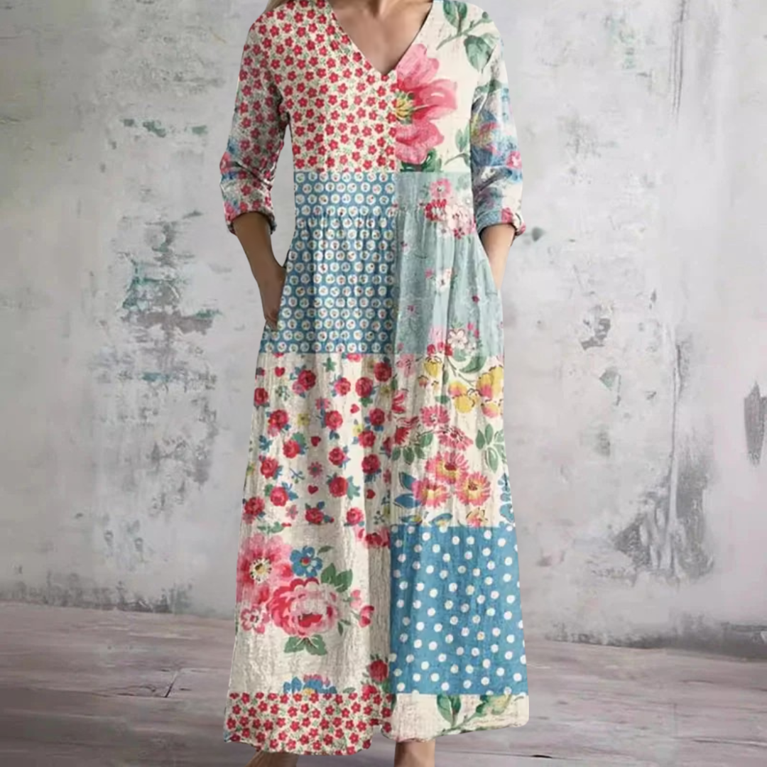 Elya | Robe fluide fleurie élégante