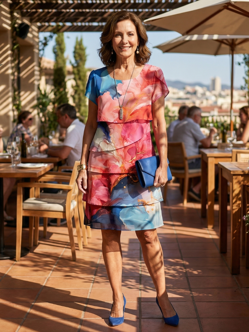 Mira - Robe Fluide À Volants