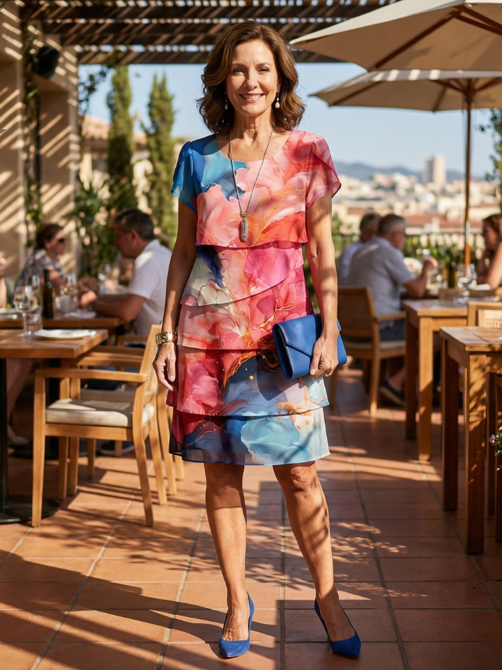 Mira - Robe Fluide À Volants