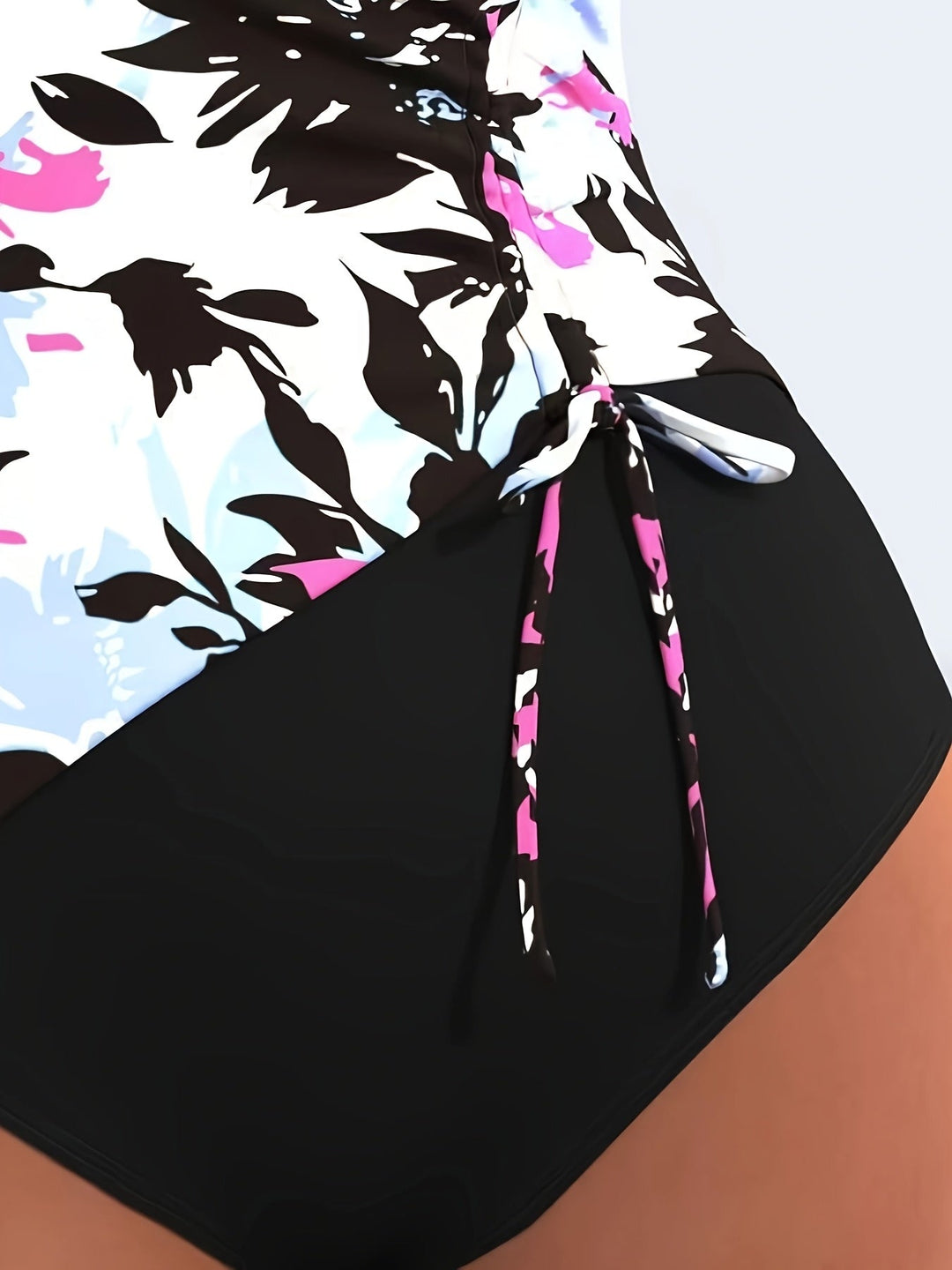 Marlies - Maillot Floral Taille Haute