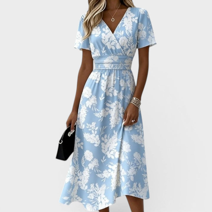 Danielle - Robe Élégance en Fleurs