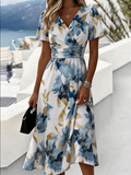 Audrey - Robe Élégance en Fleurs