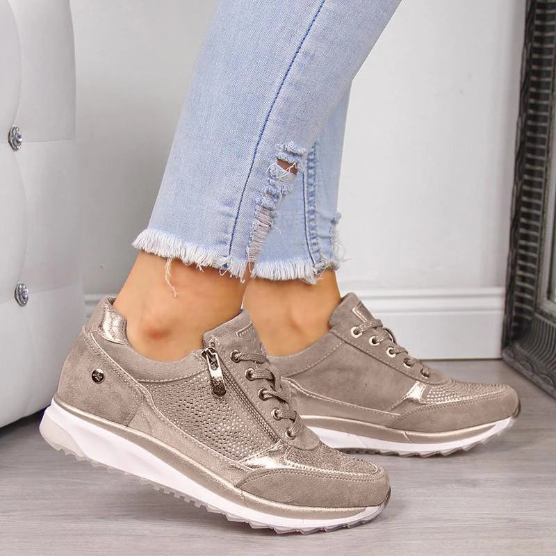 Liora | Baskets Orthopédiques Femme – Respirantes & Soutien Premium