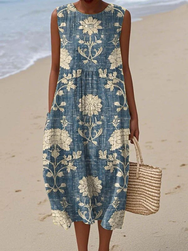 Belle - Robe Midi Bohème Élégante