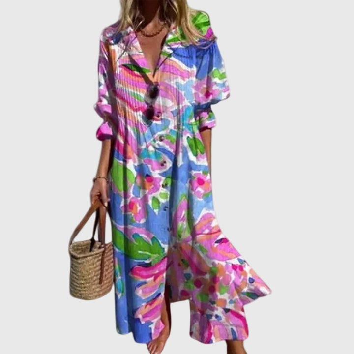 Zariah | Robe Maxi Bohémienne Élégante