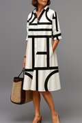 Annette - Robe Midi Élégante