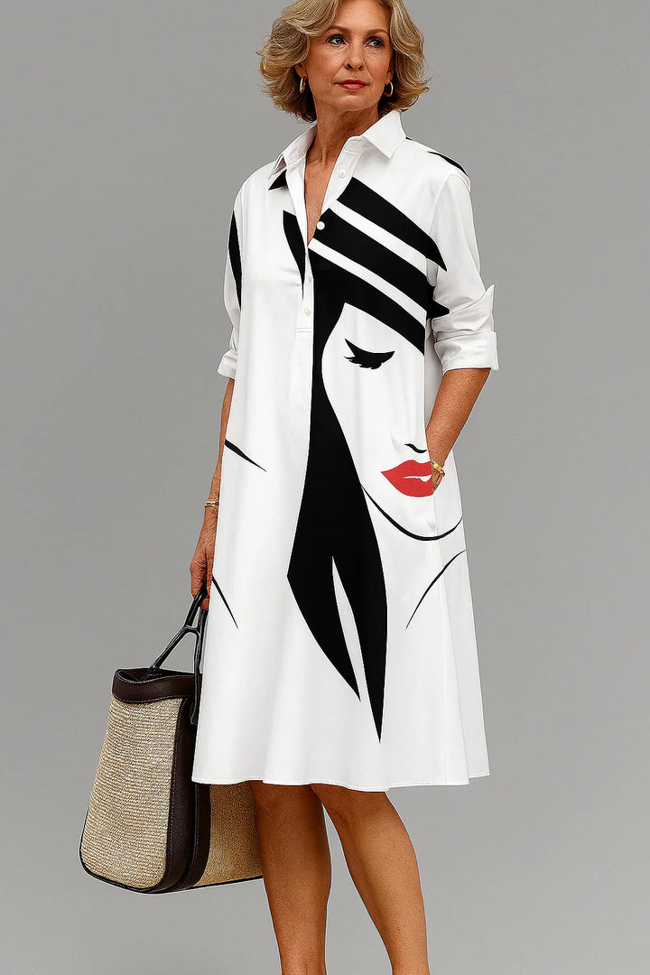 Sabrina - Élégante Robe Midi