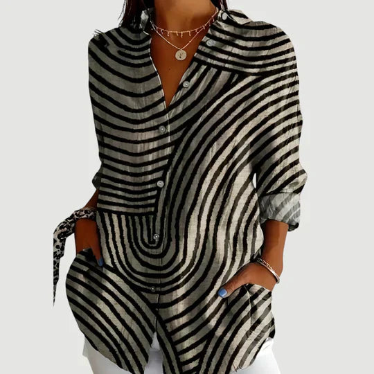 Amalie - Blouse Colorée et Confortable