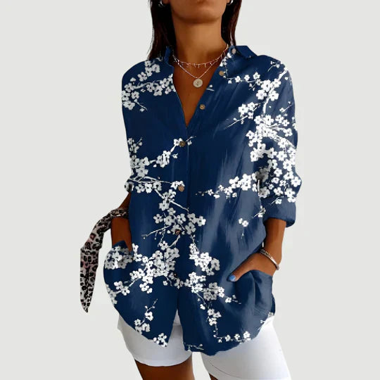 Amalie - Blouse Colorée et Confortable