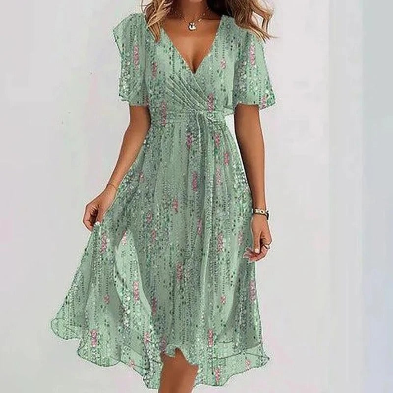 LYDIE | ROBE ÉLÉGANTE RAYONNANTE POUR FEMMES