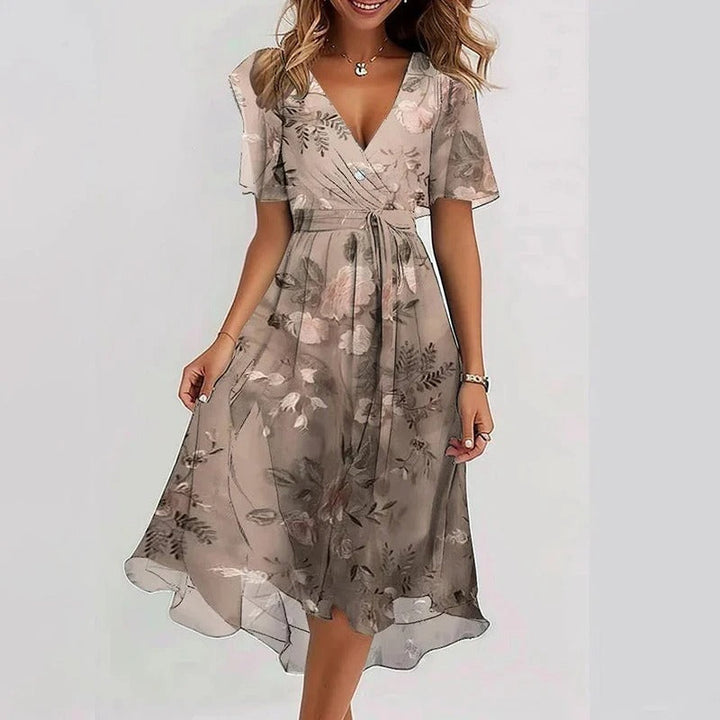 LYDIE | ROBE ÉLÉGANTE RAYONNANTE POUR FEMMES