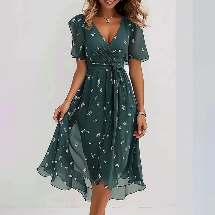 LYDIE | ROBE ÉLÉGANTE RAYONNANTE POUR FEMMES