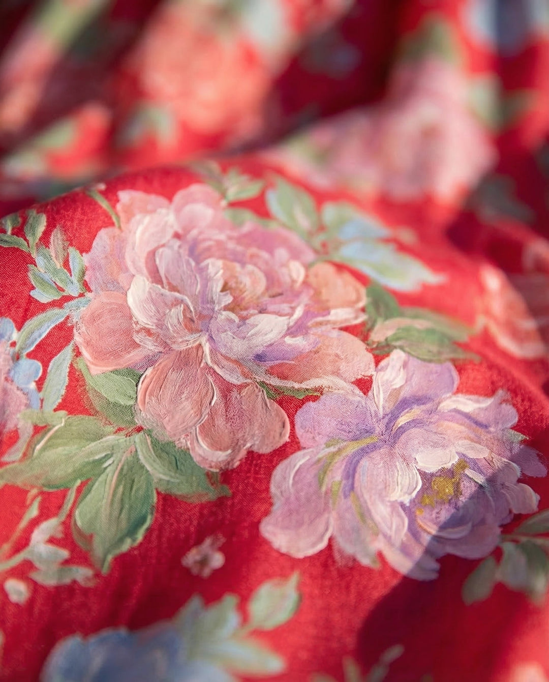 Minelda – Robe fleurie col V