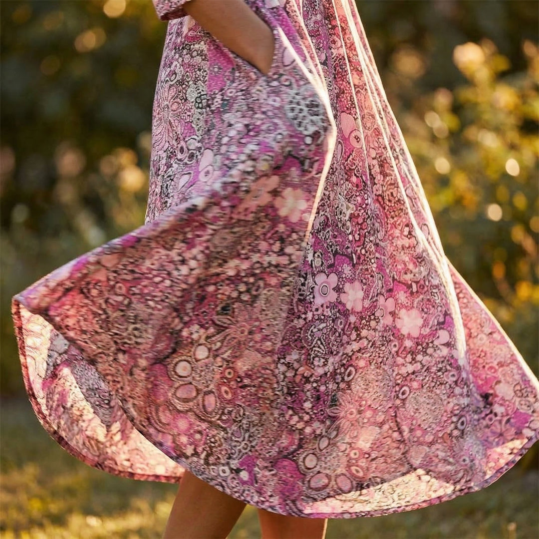 Noéline – Robe d’été fluide élégante