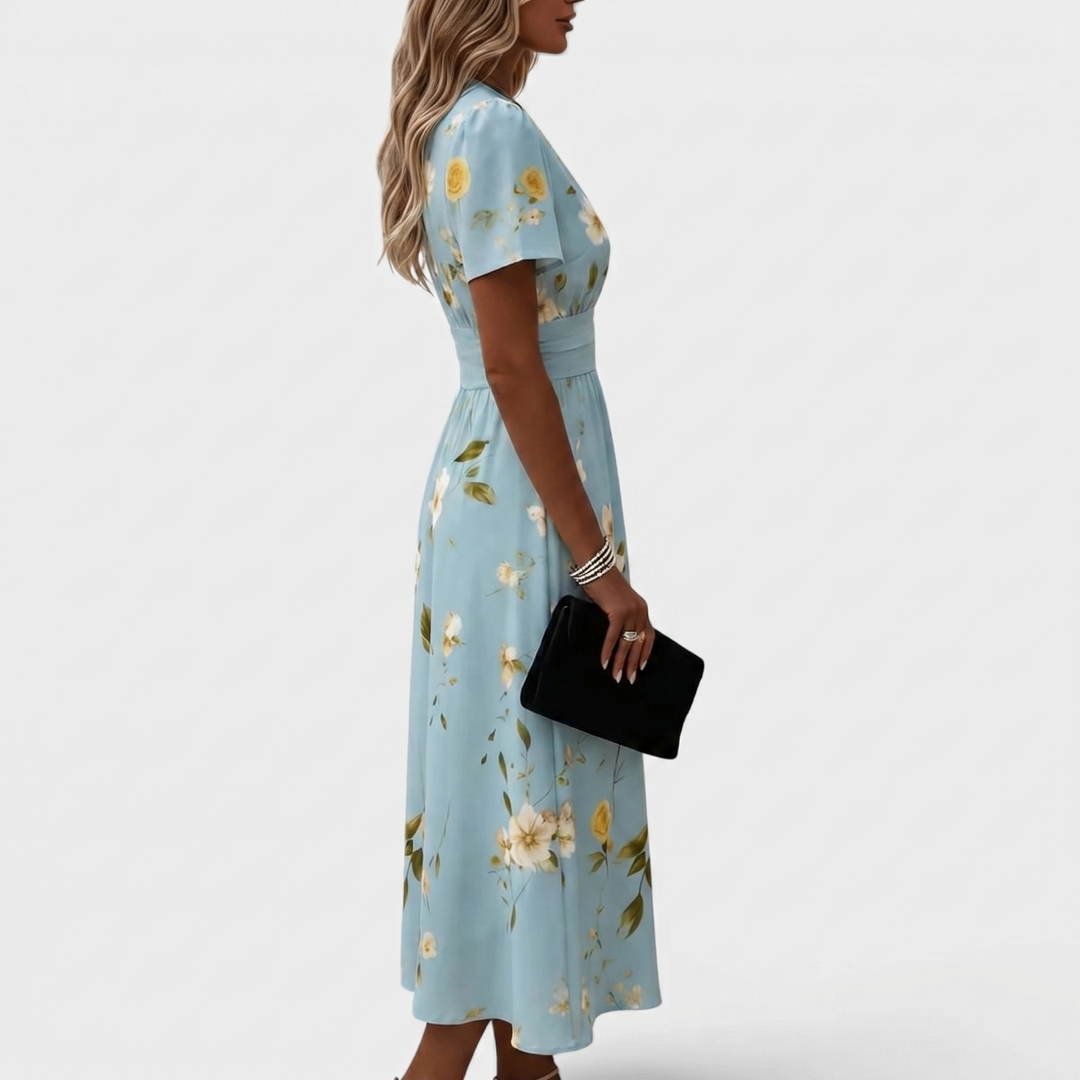 Danielle - Robe Élégance en Fleurs