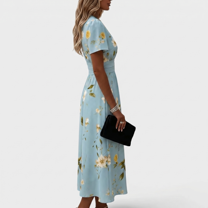 Danielle - Robe Élégance en Fleurs