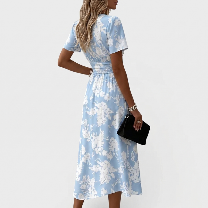 Danielle - Robe Élégance en Fleurs